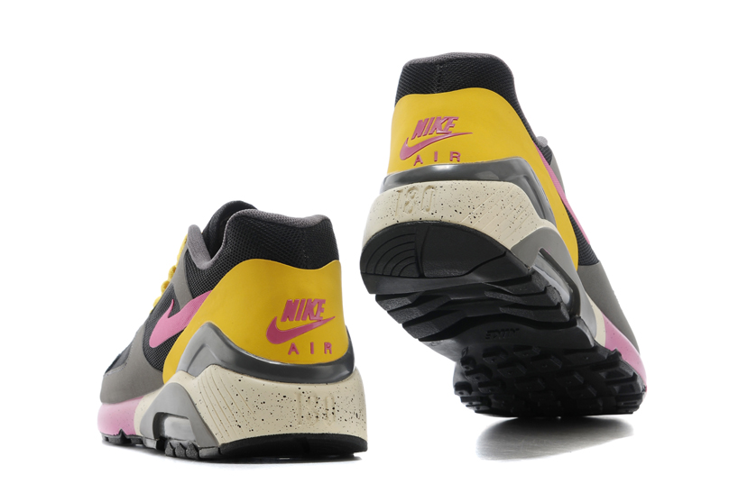 Nike air max 180 hommes chaussures jaune noir bleu (2)